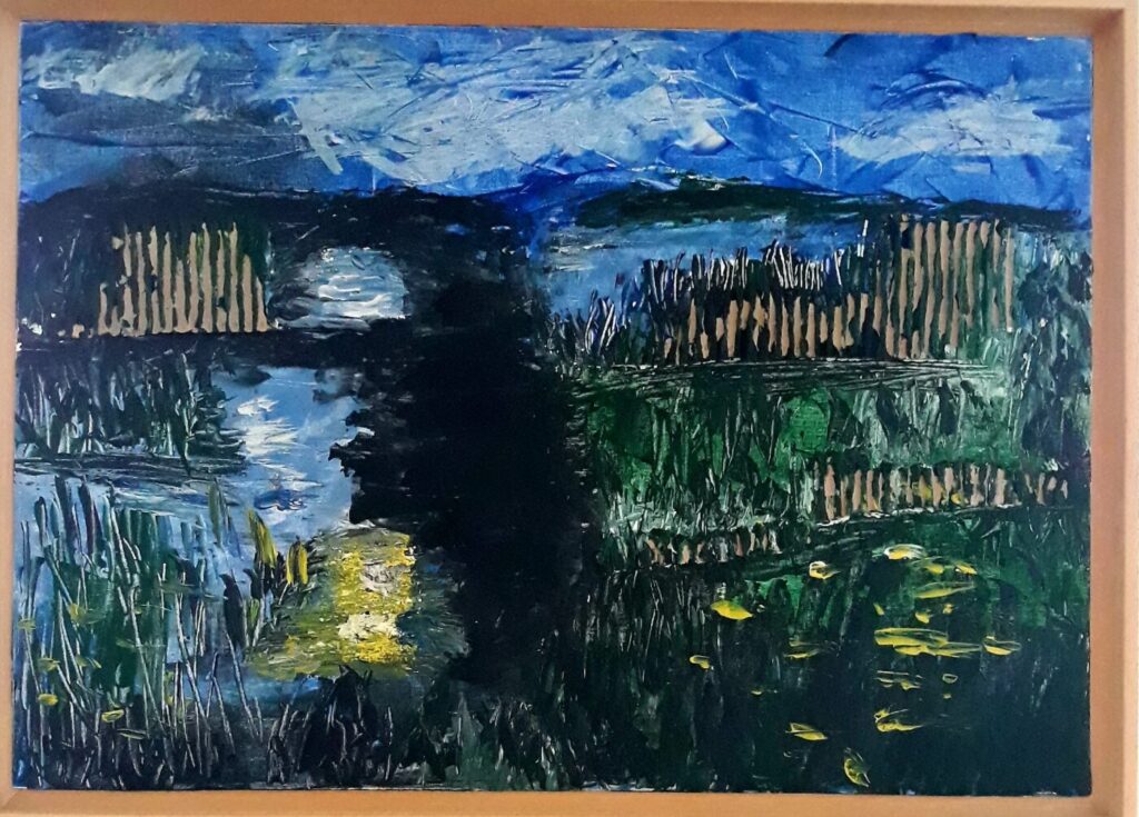 Landschaft bei Nacht